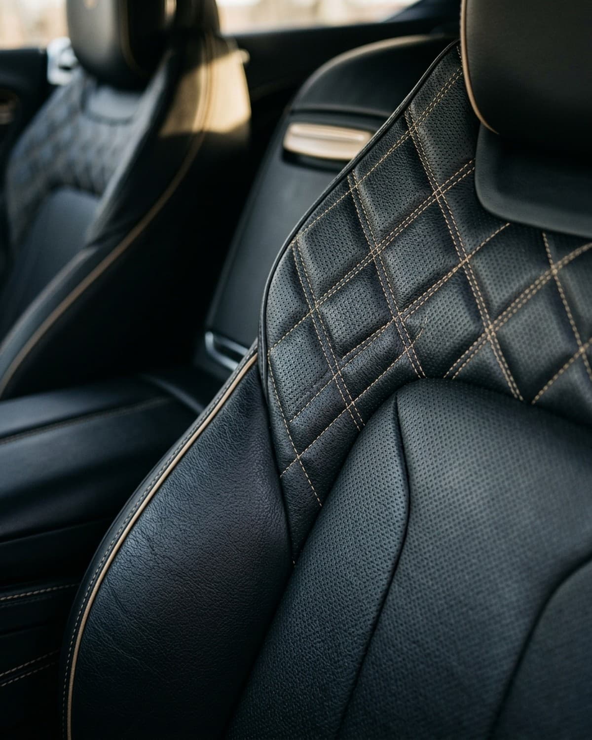 Quilted leather